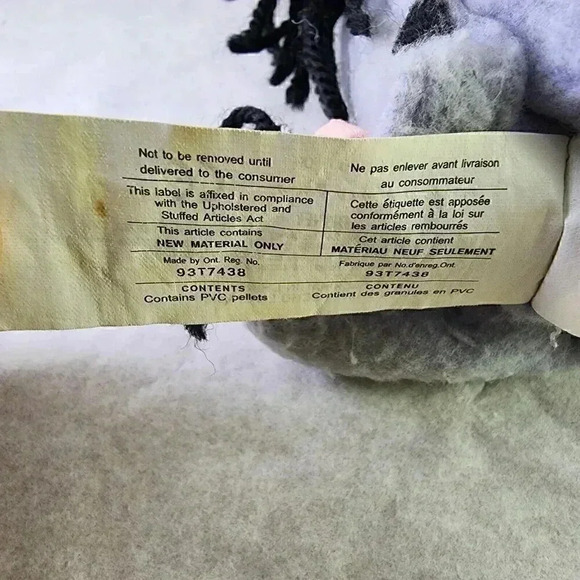 Disney Store Classic Pooh Eeyore Beanie Plush 8" Vintage Storybook Donkey PVC - Picture 6 of 7